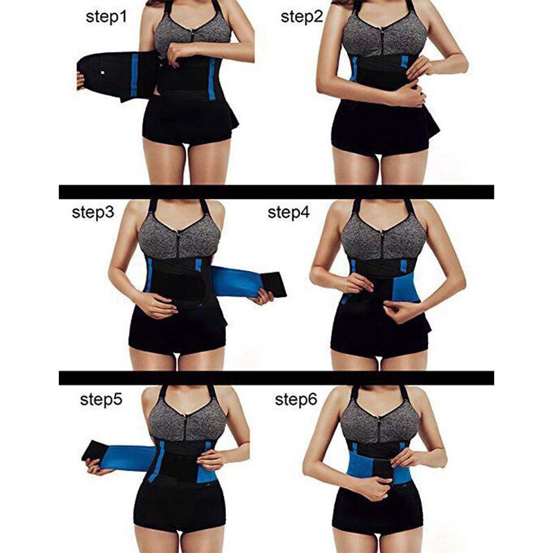 Sport Waist Trainer Weight Loss Women Sweat Thermo Wrap Body Shaper Sauna Belt