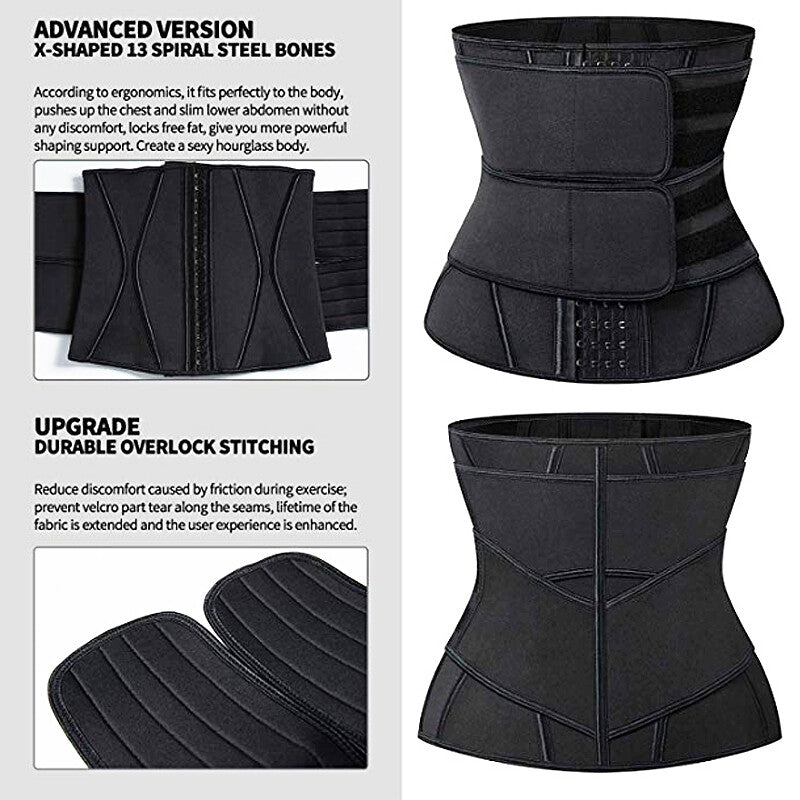 Sport Waist Trainer Weight Loss Women Sweat Thermo Wrap Body Shaper Sauna Belt