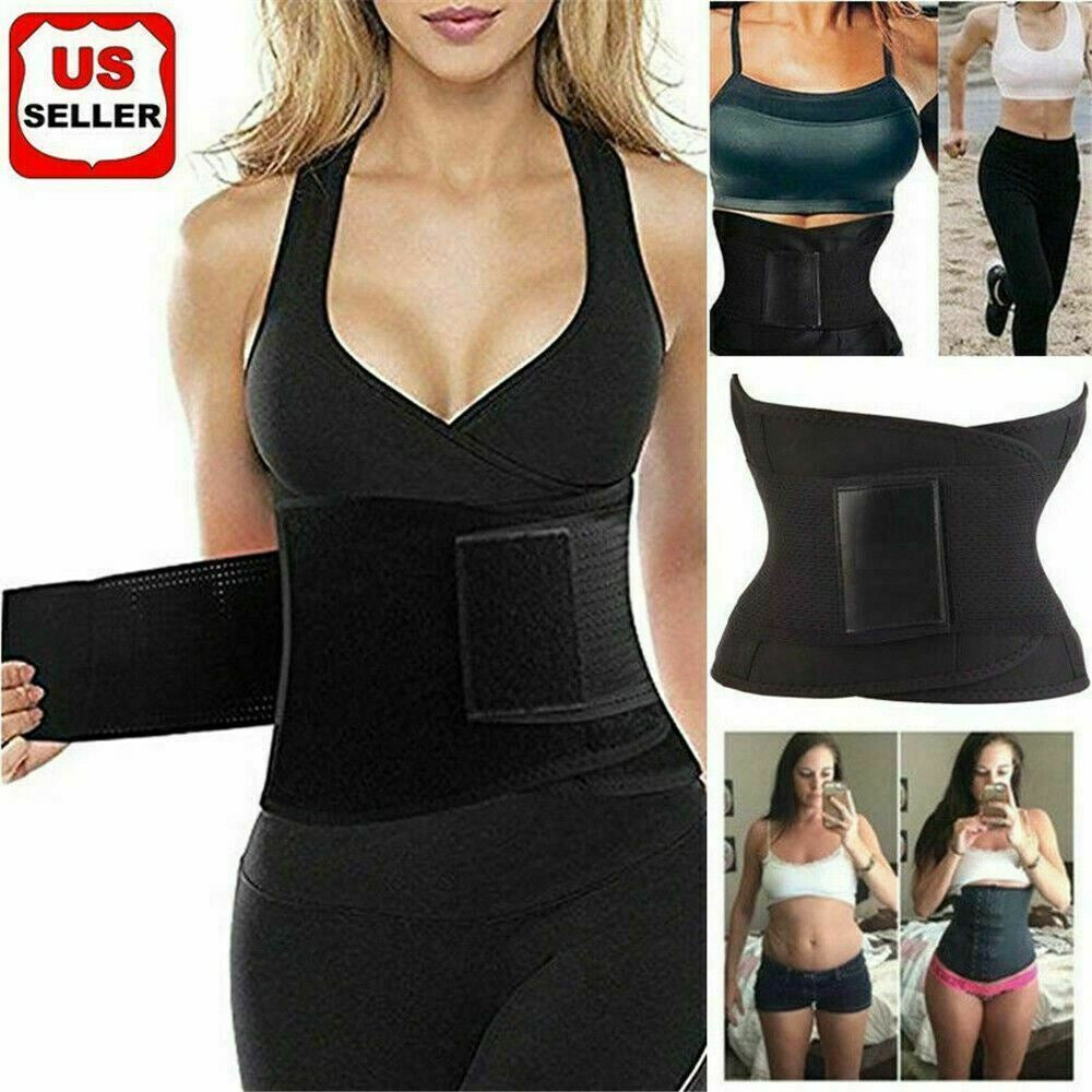 HOT Best Waist Trainer for Women Sauna Sweat Thermo Yoga Sport Shaper Belt Slim