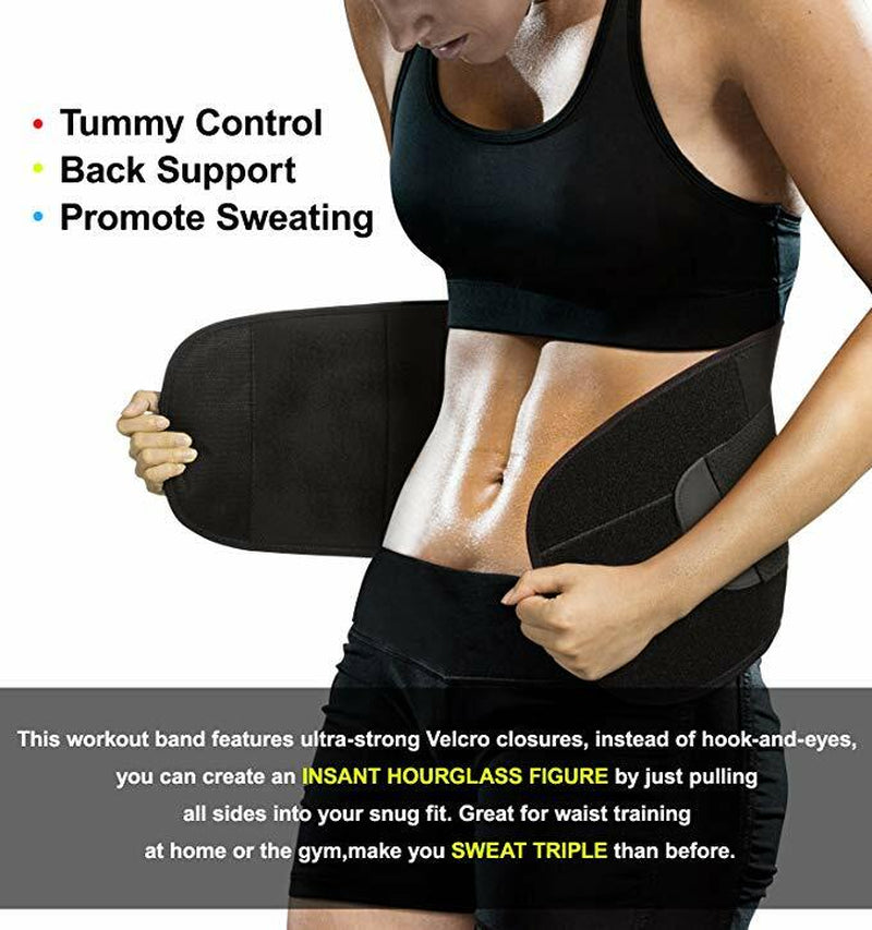 Sport Waist Trainer Weight Loss Women Sweat Thermo Wrap Body Shaper Sauna Belt