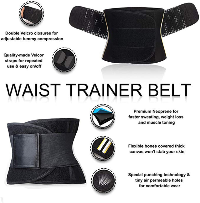 Sport Waist Trainer Weight Loss Women Sweat Thermo Wrap Body Shaper Sauna Belt