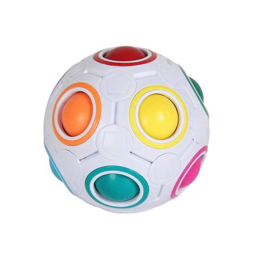 Kids Antistress Cube Magic Fidget Toys Puzzle Rainbow Balls Children Educational Toy Reliever Stress Anxiety Christmas Gift