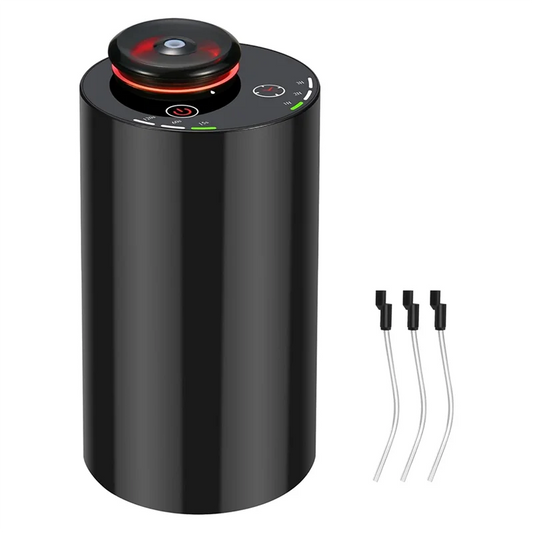 A13I-Waterless for Essential Oil Nebulizer Diffuser- 3 Mist Modes,4 Timers with 7-Color LED Lighting Aromatherapy