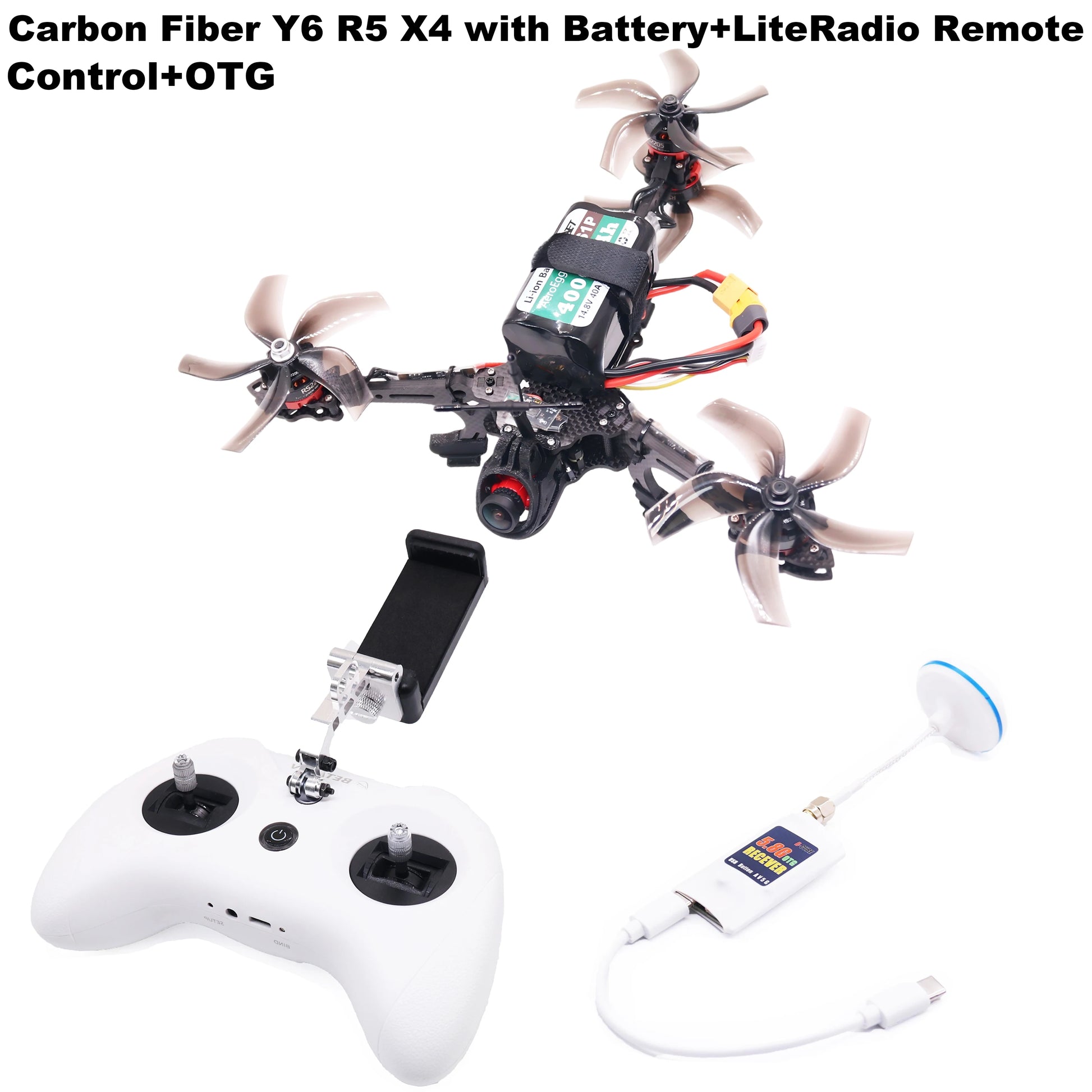 B-CUBE Y6R5 5Inch FPV Drone Frame Kit Carbon Fiber Racing Quadcopter Freestyle INAV Beatflight F722 NOXE Ardupilot Flightcontrol