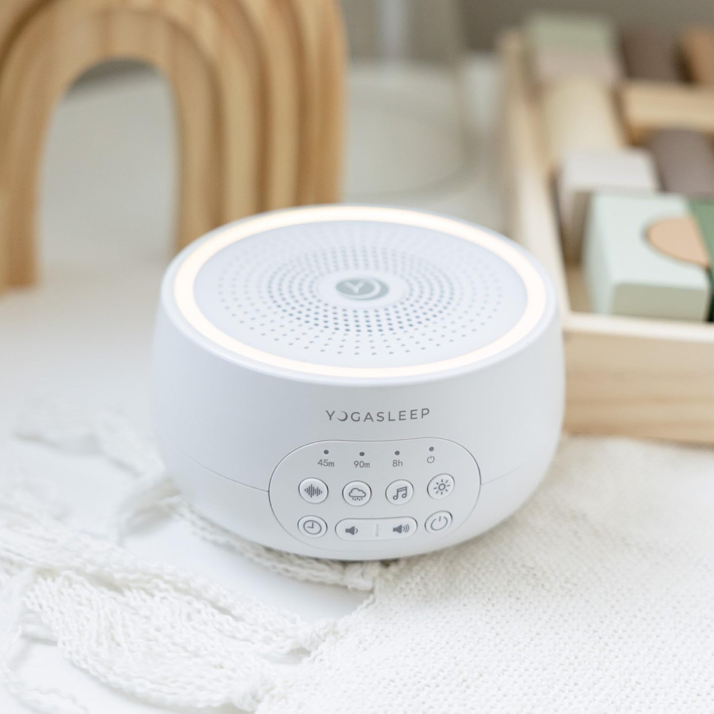 Yogasleep Dreamcenter White Noise Machine with Night Light 26 Sleep Sounds