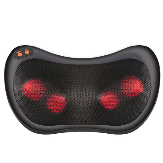 Back Massager, Shiatsu Neck Massager with Heat, Shoulder Foot Massage Pillow with Heat, Deep Tissue Kneading for Waist,Legsgifts for Mothers Day,Christmas Gifts for Women Men