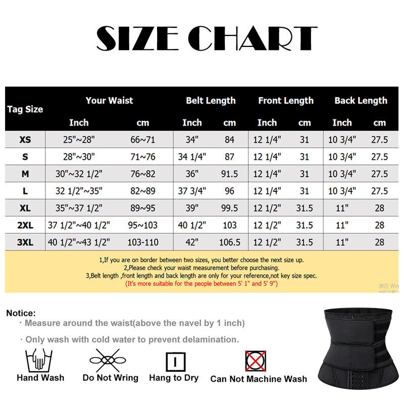 Sport Waist Trainer Weight Loss Women Sweat Thermo Wrap Body Shaper Sauna Belt