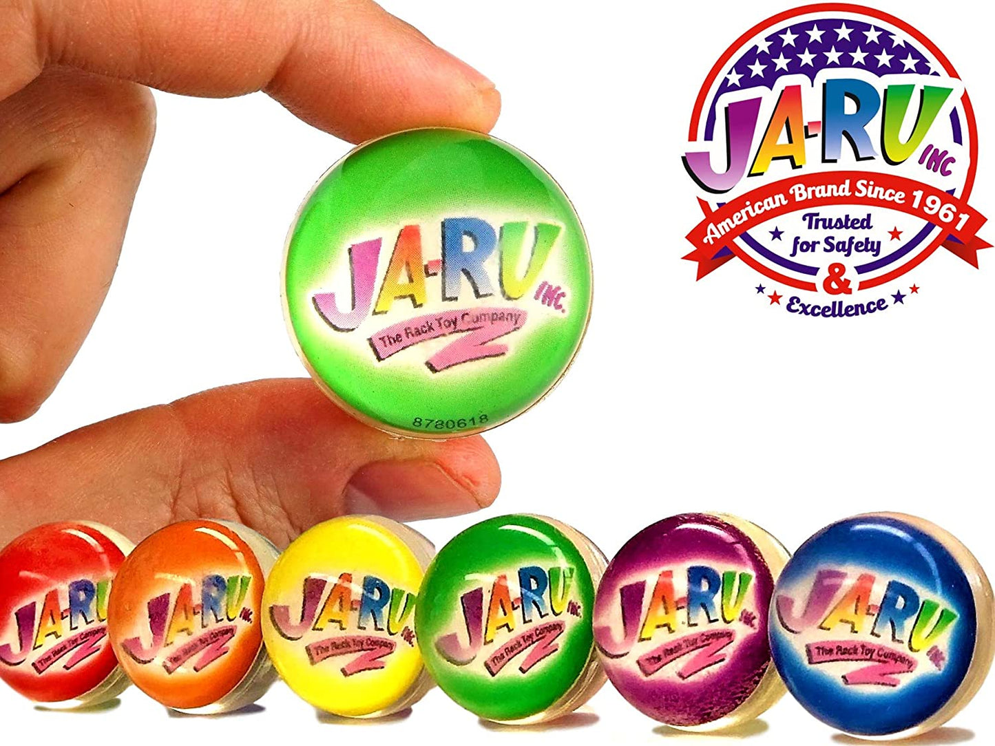 Light up Rubber Spike Balls (Pack of 4 with Flashing Lights) | Great Fidget Toy for Kids | Bulk Bouncing Sensory Balls | plus 1 Bouncy Ball. #695-4P